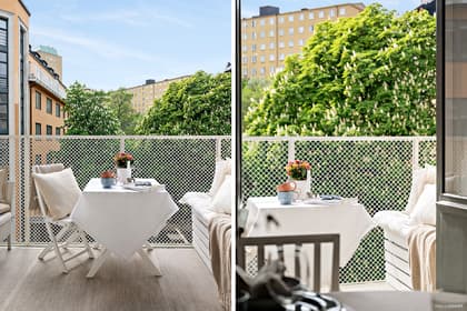 Balkong eller utsiktsbild