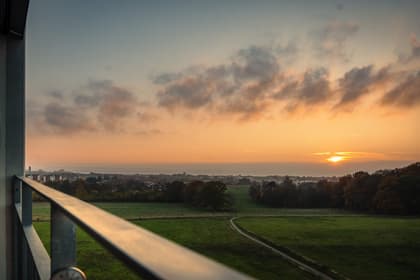 Balkong eller utsiktsbild