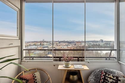 Balkong eller utsiktsbild