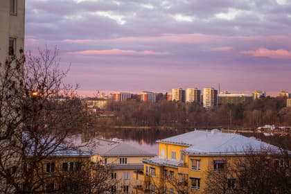 Balkong eller utsiktsbild