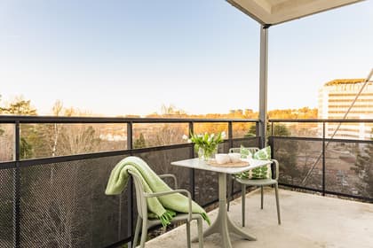 Balkong eller utsiktsbild