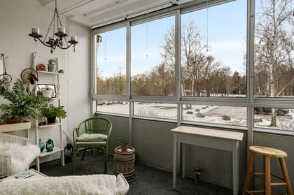 Balkong eller utsiktsbild