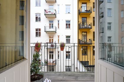 Balkong eller utsiktsbild