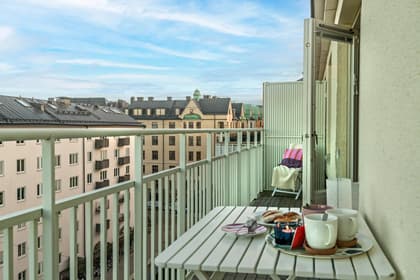 Balkong eller utsiktsbild