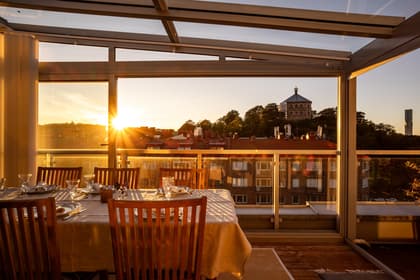 Balkong eller utsiktsbild