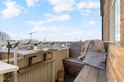 Balkong eller utsiktsbild