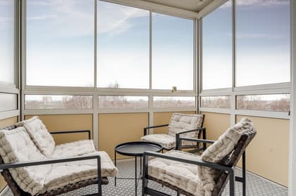 Balkong eller utsiktsbild