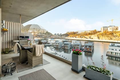 Balkong eller utsiktsbild