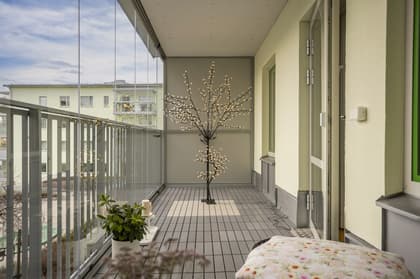 Balkong eller utsiktsbild