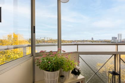 Balkong eller utsiktsbild