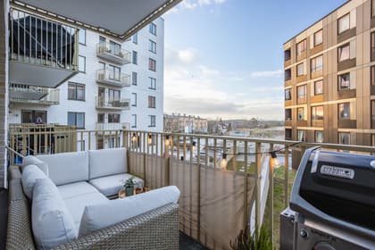 Balkong eller utsiktsbild