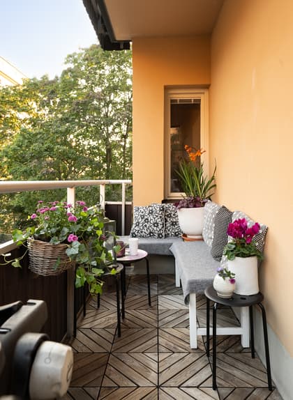 Balkong eller utsiktsbild