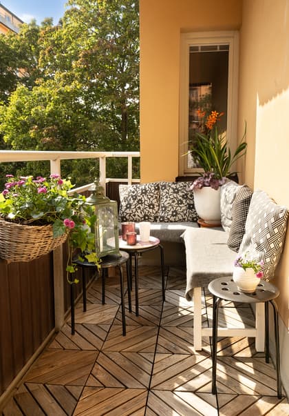 Balkong eller utsiktsbild