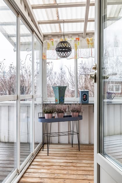 Balkong eller utsiktsbild