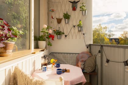 Balkong eller utsiktsbild