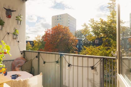 Balkong eller utsiktsbild