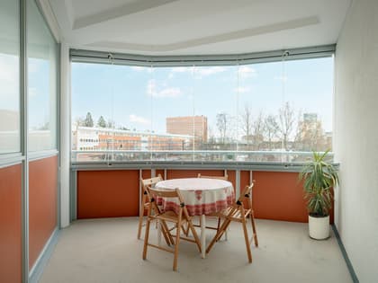 Balkong eller utsiktsbild