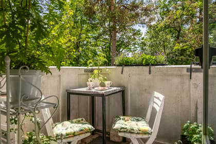 Balkong eller utsiktsbild