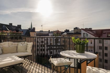 Balkong eller utsiktsbild