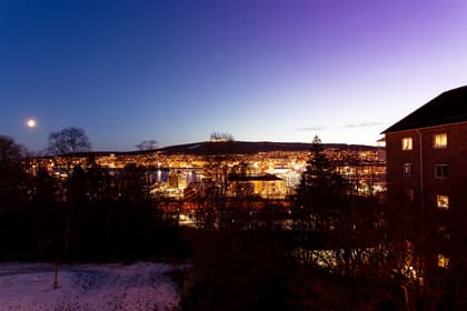 Balkong eller utsiktsbild