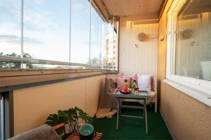 Balkong eller utsiktsbild