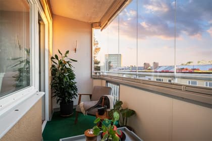 Balkong eller utsiktsbild