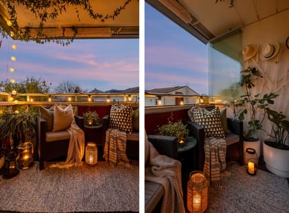 Balkong eller utsiktsbild