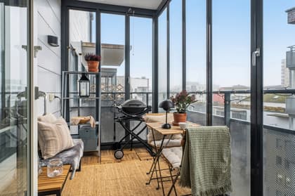 Balkong eller utsiktsbild