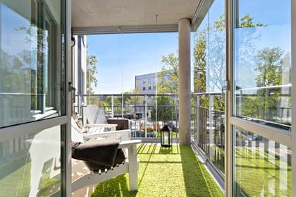 Balkong eller utsiktsbild