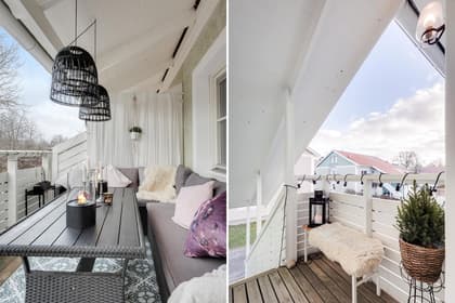 Balkong eller utsiktsbild