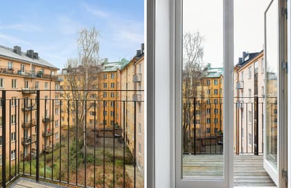 Balkong eller utsiktsbild