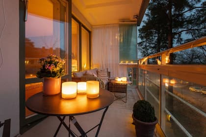 Balkong eller utsiktsbild