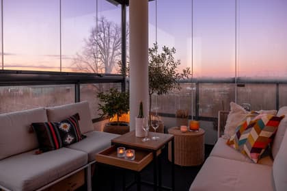 Balkong eller utsiktsbild