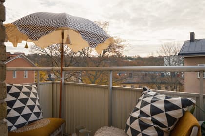 Balkong eller utsiktsbild