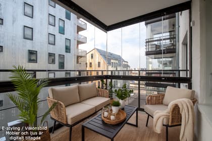 Balkong eller utsiktsbild