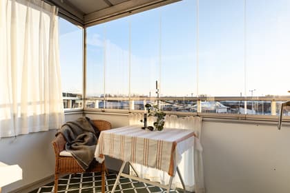 Balkong eller utsiktsbild