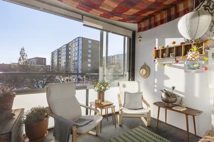 Balkong eller utsiktsbild