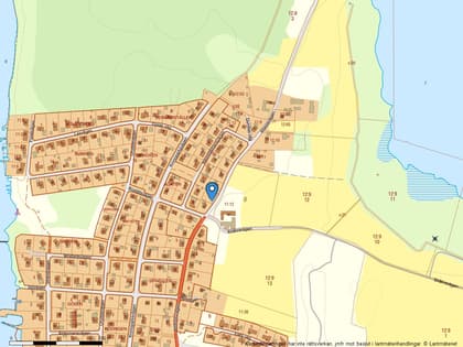 Illustrerad karta över fastigheten eller området