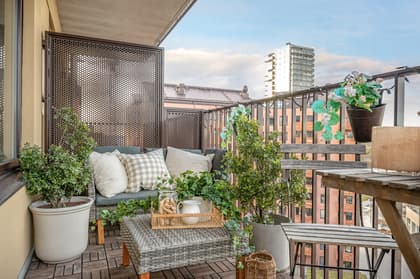 Balkong eller utsiktsbild