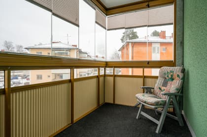 Balkong eller utsiktsbild