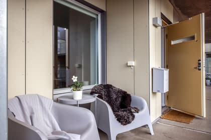 Balkong eller utsiktsbild