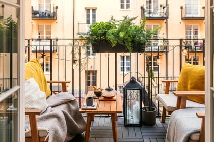 Balkong eller utsiktsbild