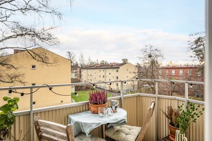 Balkong eller utsiktsbild