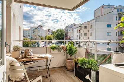 Balkong eller utsiktsbild