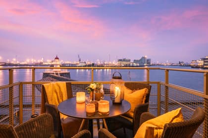 Balkong eller utsiktsbild