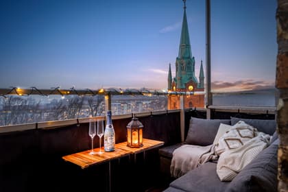 Balkong eller utsiktsbild