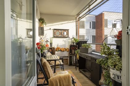 Balkong eller utsiktsbild