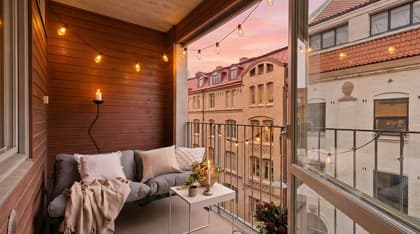 Balkong eller utsiktsbild