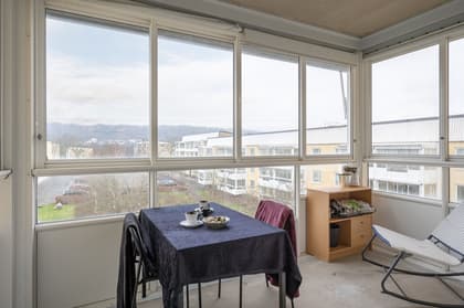 Balkong eller utsiktsbild