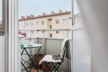 Balkong eller utsiktsbild